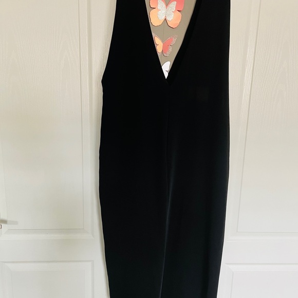 Zara L jumpsuit style pant dress with side zip - Picture 2 of 6